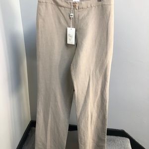 Armani Classic Beige/Khaki Linen PANTS  - NWT